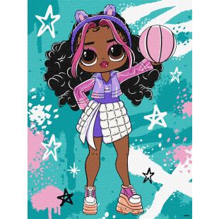 Картина по номерам Ideyka Tweens L.O.L Skate Dance Hoops Cutie KHO1211