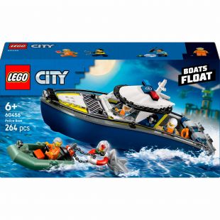 Конструктор LEGO City Переслідування на поліцейському катері 60456