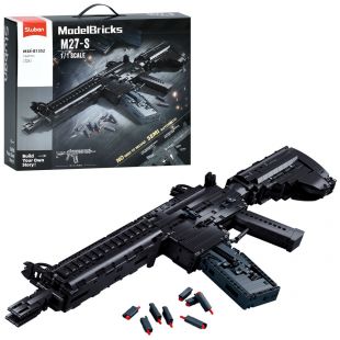 Конструктор SLUBAN Model Bricks автомат M38-B1352