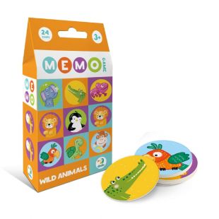 Дитяча гра DoDo Мемо Дикі тварини 301238