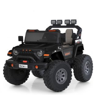 Електромобіль Bambi Racer Джип чорний M 6204EBLR-2(24V)
