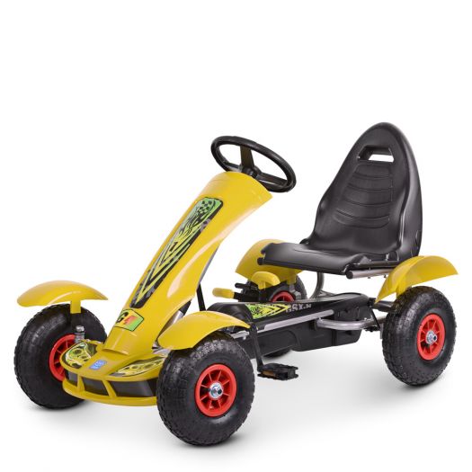 Карт педальний Bambi Racer жовтий М 1450-6   замовити