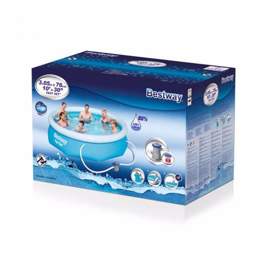 Басейн сімейний Bestway 305 х 76 см з фільтр-насосом 57270   замовити