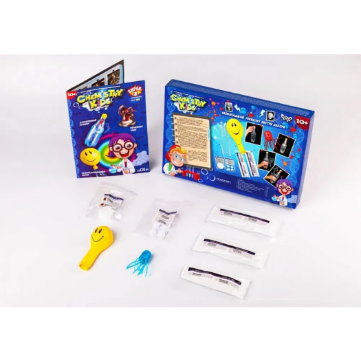 Безпечний освітній набір для проведення дослідів Danko Toys CHEMISTRY KIDS CHK-02-01U,02U,03   замовити