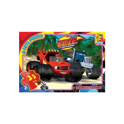 Пазл G-Toys Blaze Блейз 35 елементів ZE001   замовити