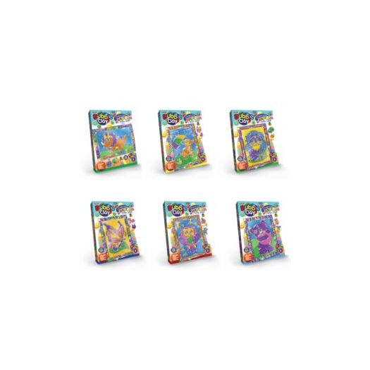 Набір креативної творчості Danko Toys BUBBLE CLAY Вітражна картина ДАНКО ТОЙС BBC-02-01U,02U...06U  купити