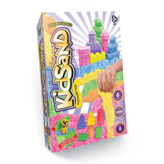 Кінетичний пісок Danko Toys KidSand 1000 г KS-04-10,11,12,13,14,15U   в Україні