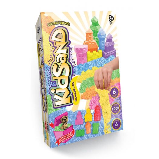Кінетичний пісок Danko Toys KidSand 1000 г KS-04-10,11,12,13,14,15U   в Україні