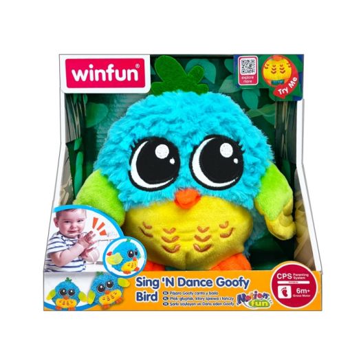 Інтерактивна м'яка іграшка WinFun Сова 1146-NL  купити