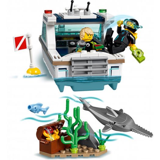 Конструктор LEGO City Яхта для дайвінгу 60221   в Україні