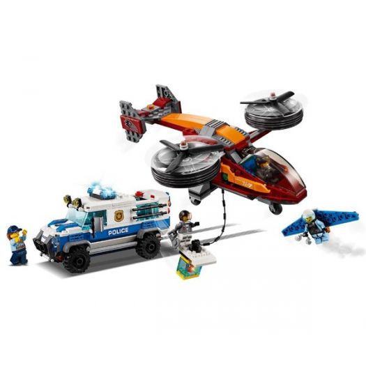 Конструктор LEGO City Повітряна поліція: Викрадення діамантів 60209   в Україні
