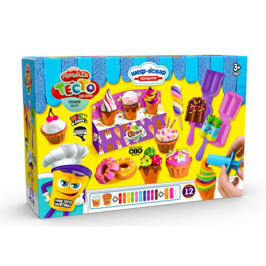 Набір креативної творчості Danko Toys Тісто для ліпки Master Do TMD-10-03  купити