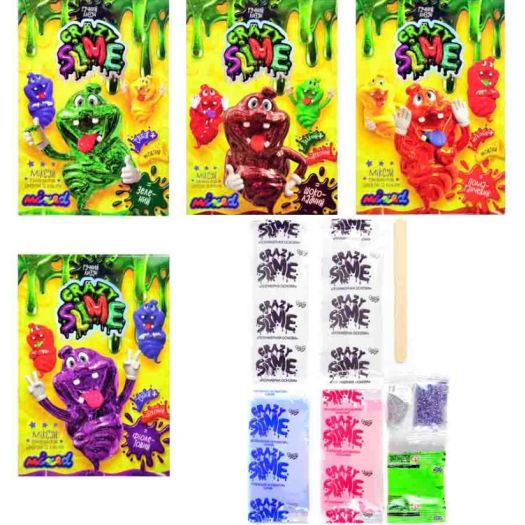 Набір для проведення дослідів Danko Toys Crazy Slime Безпечна освітня творчість SLM-02-01U,02U,03U,04U   в Україні