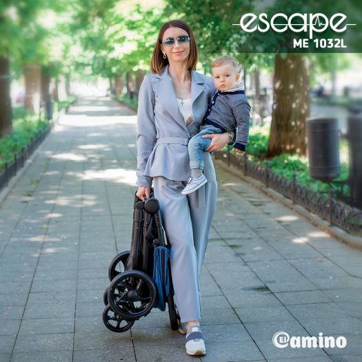 Візок дитячий El Camino ESCAPE синій ME 1032L Denim Black   в Україні