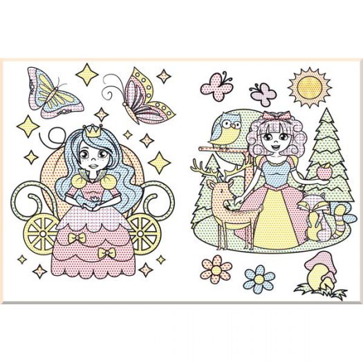 Велика Водна розмальовка Crystal Book  Принцеси F00021842  купити
