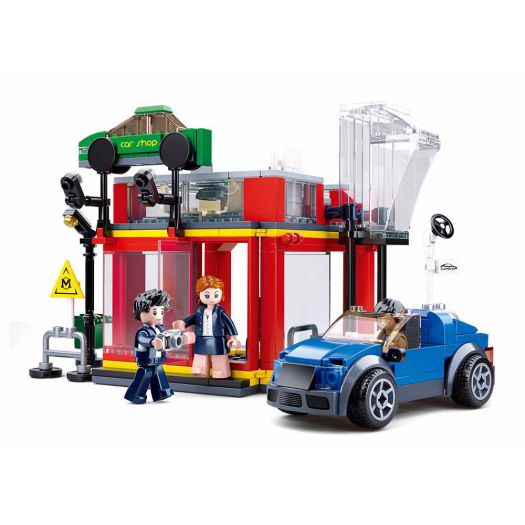 Конструктор SLUBAN Town Автодилер M38-B0759A  купити