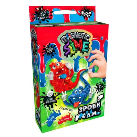Набір для проведення дослідів Danko Toys Crazy Slime Magnetic Безпечна освітня творчість SLM-Mg-02-01U,02U  купити