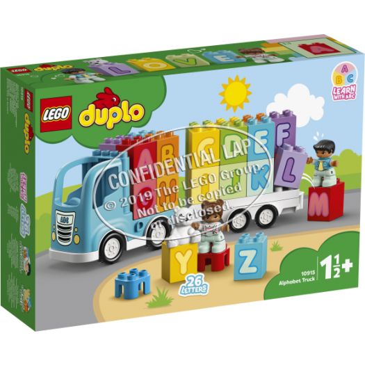 Конструктор LEGO Duplo Вантажівка з буквами англійська 10915   замовити
