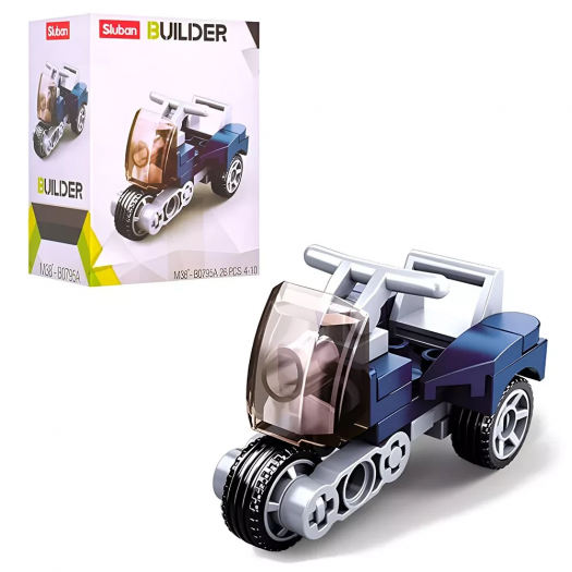 Конструктор SLUBAN Builder транспорт/фігурка, 12 видів, від 25 деталей M38-B0795   в Україні