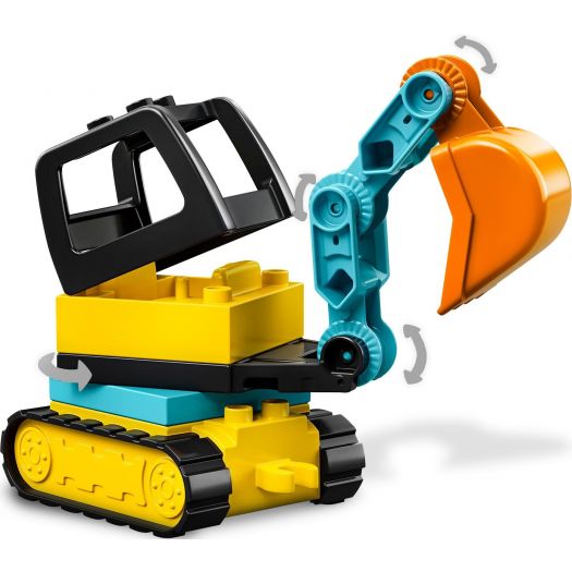 Конструктор LEGO Duplo Вантажівка та гусеничний екскаватор 10931  купити