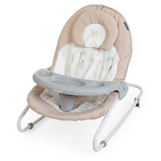 Шезлонг-гойдалка EL CAMINO Sensa бежева ME 1028  Bear Beige   замовити