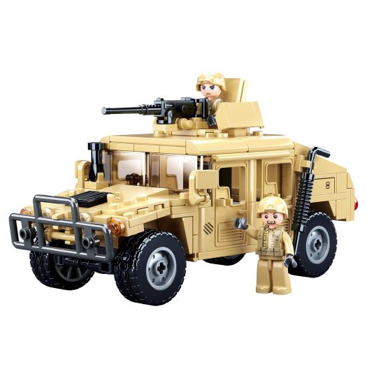 Конструктор SLUBAN Model Bricks Штурмовий автомобіль Хамер Н2, 265 дет. M38-B0837   замовити