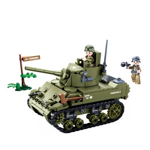 Конструктор SLUBAN Army Легкий танк М5 M38-B0856  купити