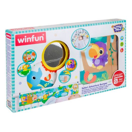 Бортик у ліжечко WinFun Little Pals двосторонній 0250-NI  купити