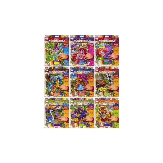 Креативна творчість Danko Toys Блискуча мозаїка Glitter Mosaic БМ-03-01,02,03,04,05...10   замовити