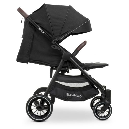 Прогулянкова коляска El Camino OPTIMA графітова ME 1083 Dark Gray   в Україні