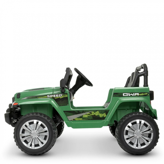 Електромобіль дитячий Bambi Racer джип на радіокеруванні темно-зелений M 4557EBLR-10   замовити
