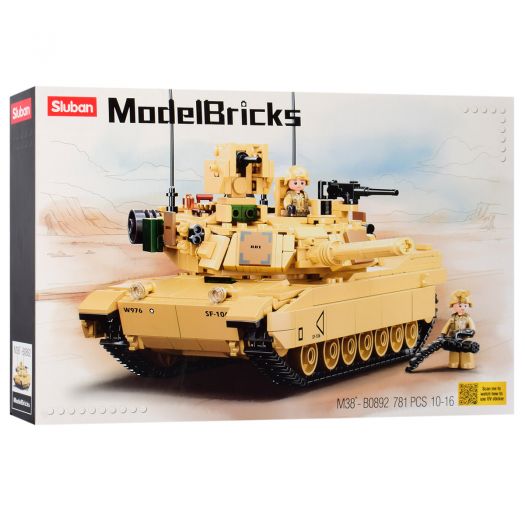 Конструктор SLUBAN Model Bricks Танк M38-B0892  купити