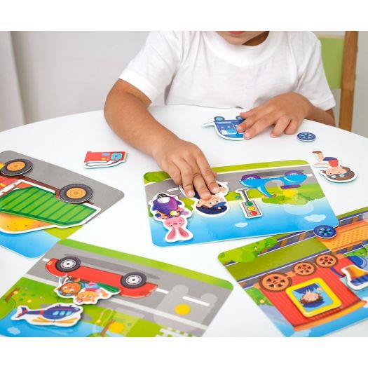 Гра з липучками Vladi Toys Транспорт VT1302-28   в Україні