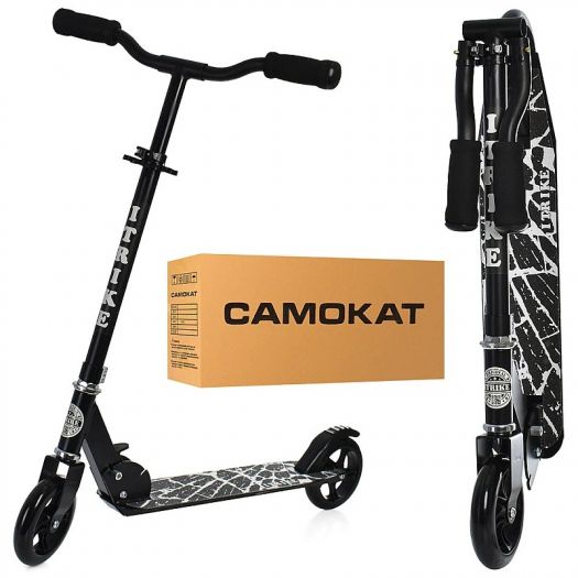 Самокат складний iTrike чорний SR2-039-8-B  купити