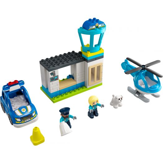 Конструктор LEGO Duplo Поліцейська ділянка та гелікоптер 10959   в Україні