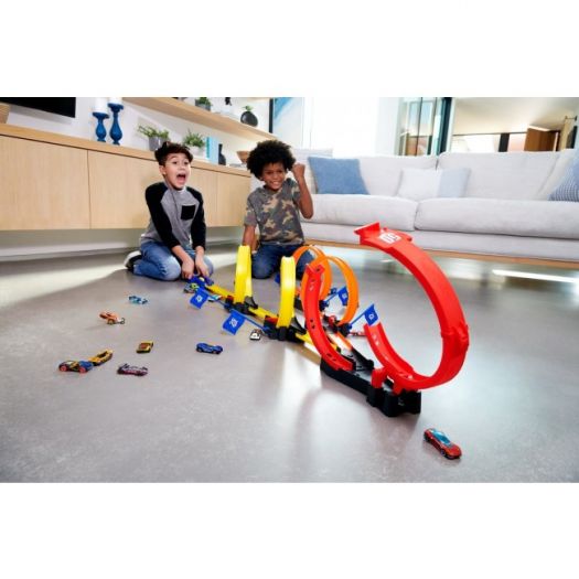 Автотрек Hot Wheels Карколомні трюки в петлях HDR83   в Україні