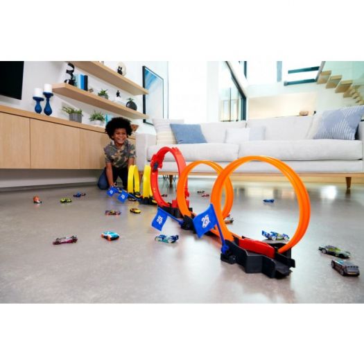 Автотрек Hot Wheels Карколомні трюки в петлях HDR83  купити