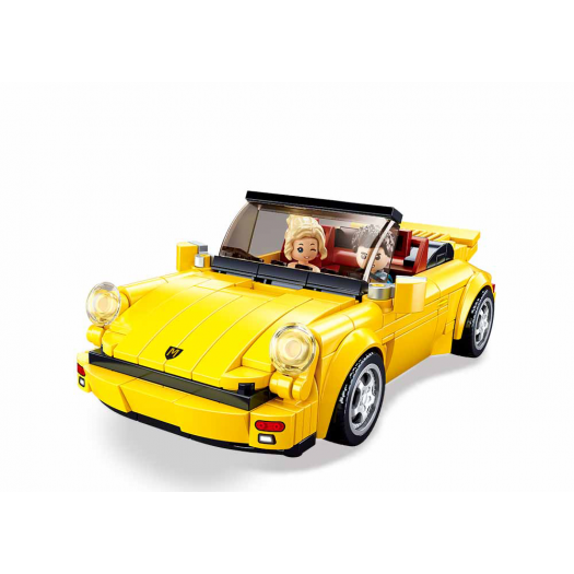 Конструктор SLUBAN Model Bricks Машинка жовта M38-B1097   в Україні