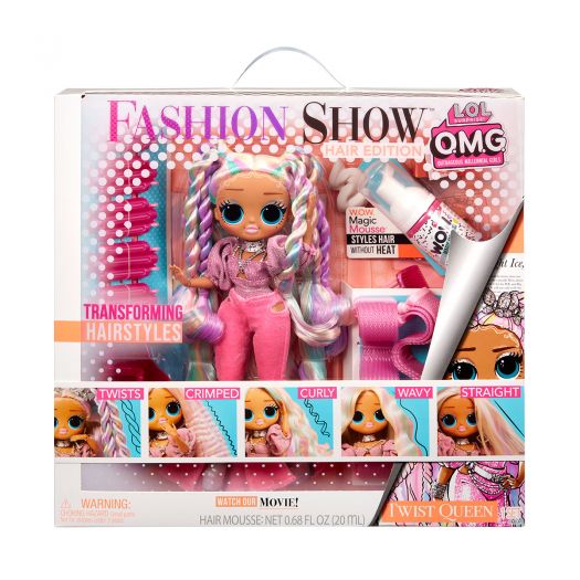 Ігровий набір із лялькою L.O.L Surprise! OMG Fashion show Модна зачіска Королеви Твіст 584292   в Україні
