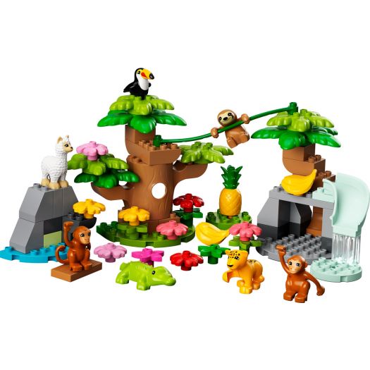 Конструктор LEGO Duplo Дикі тварини Південної Америки 10973  купити
