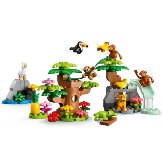Конструктор LEGO Duplo Дикі тварини Південної Америки 10973  купити