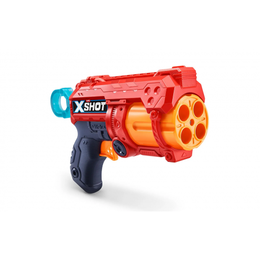Швидкострільний дитячий бластер X-Shot EXCEL FURY 4 2 PK 3 банки, 16 патронів 36329R   замовити