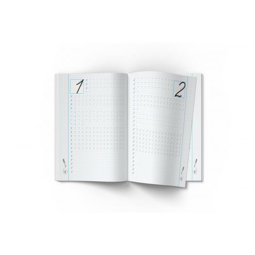 Книга Crystal Book Прописи-тренажер. Математики. Навчаємося писати цифри F00027290   в Україні