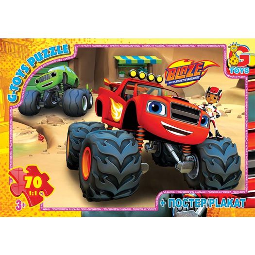 Пазл G-Toys Blaze Блейз 70 елементів ZE023  купити