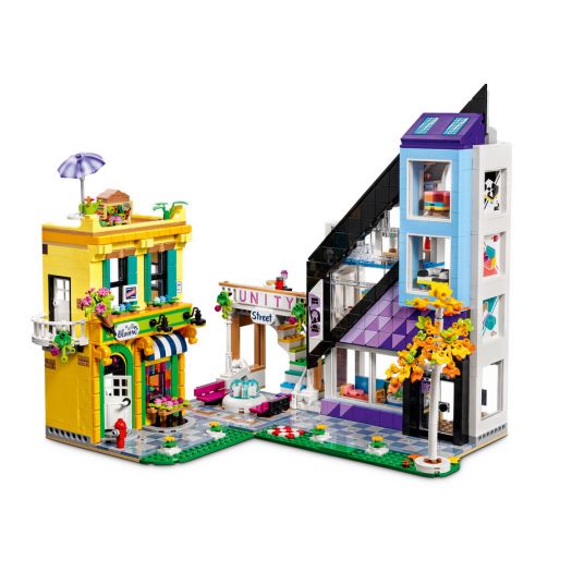 Конструктор LEGO Friends Квіткові та дизайнерські крамниці у центрі міста 41732  купити