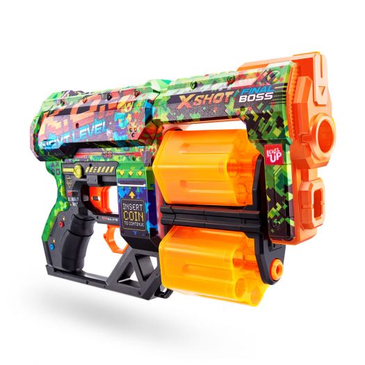 Швидкострільний бластер X-Shot Skins Dread К.О. 12 патронів, 36517B   замовити