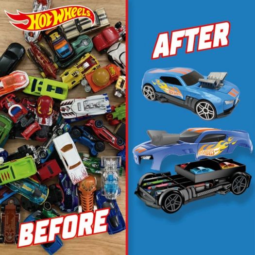 Гоночний автомобіль-гараж 2в1 Hot Wheels для 15 машинок HWCC15   в Україні