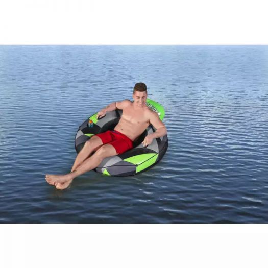 Надувний плотик Bestway Rugged Rider I з ручками та підсклянником 43280  купити