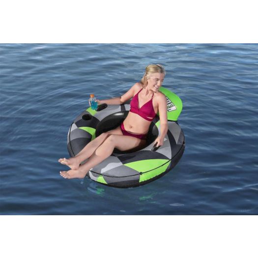 Надувний плотик Bestway Rugged Rider I з ручками та підсклянником 43280   замовити