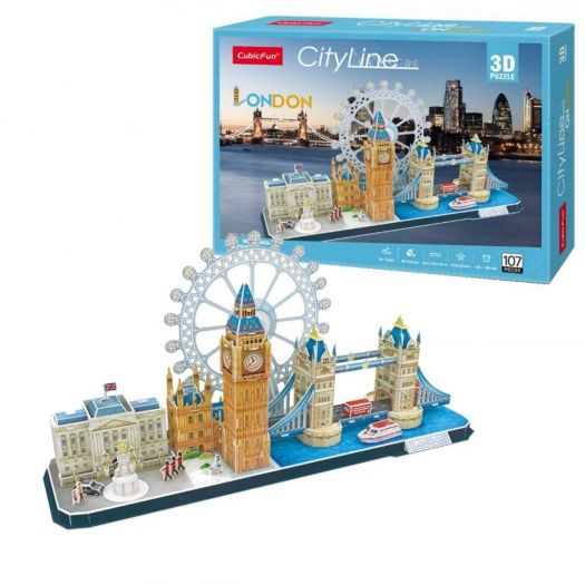 Тривимірний пазл Cubicfun City Line London MC253h  купити